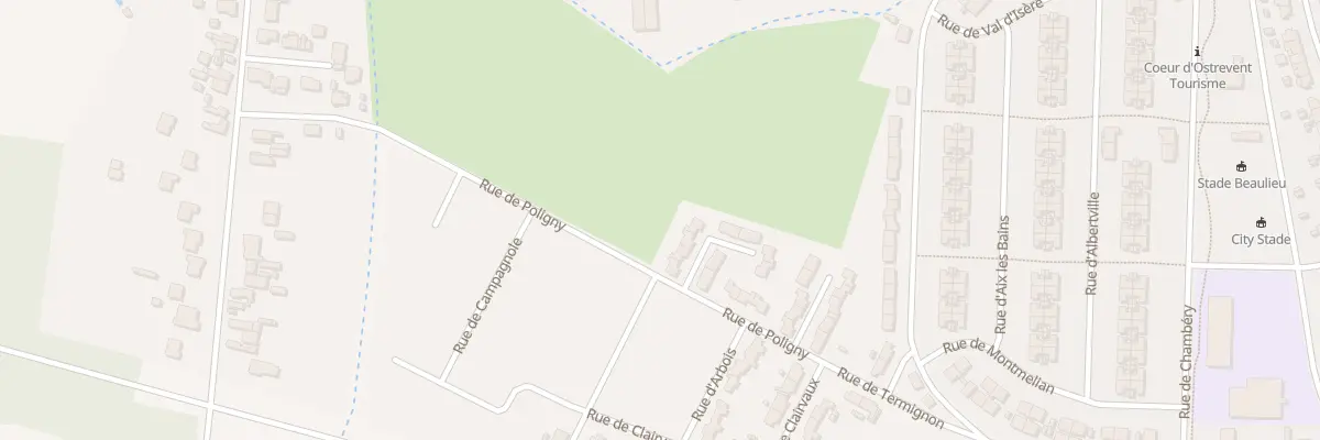 Plan du 42 Rue de Poligny à Pecquencourt