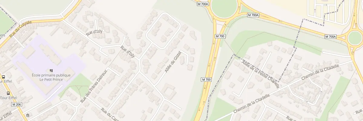 Plan du 10 All de Gistel à Lys-lez-Lannoy