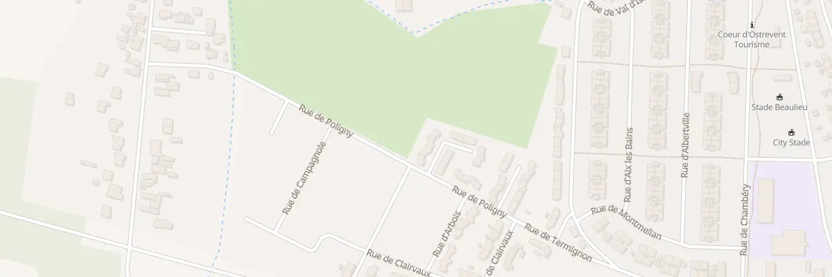 Plan du 40 Rue de Poligny à Pecquencourt