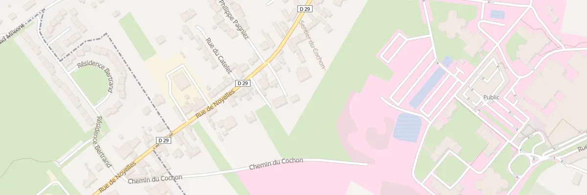 Plan du 655 Rue de Noyelles à Cambrai