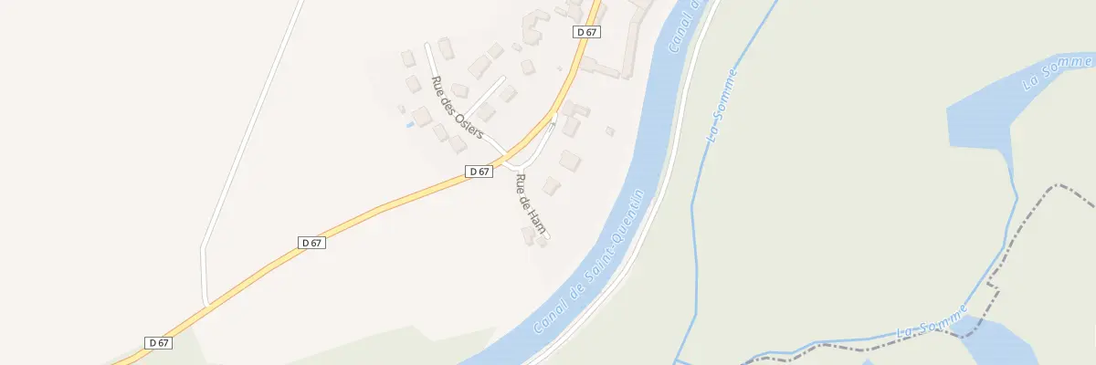 Plan du 675 Rue de Ham à Fontaine-lès-Clercs