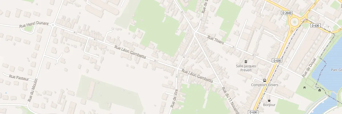 Plan du 14 Rue Gambetta à Neuville-Saint-Rémy