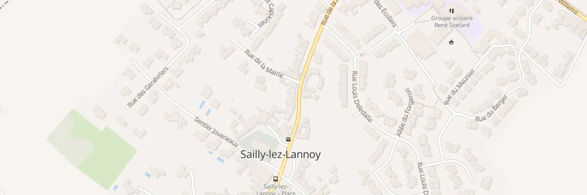 Plan du 7 Rue de la Mairie à Sailly-lez-Lannoy