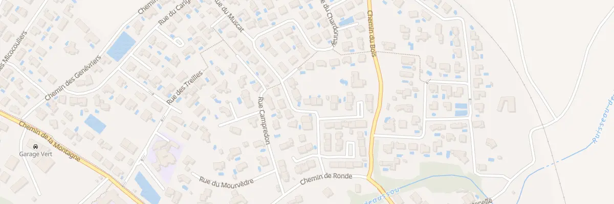 Plan du 12 Rue du Chardonnay à Magalas