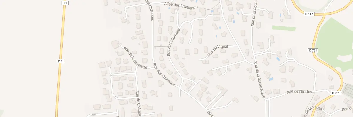 Plan du 10 Rue du Colombier à Mirefleurs