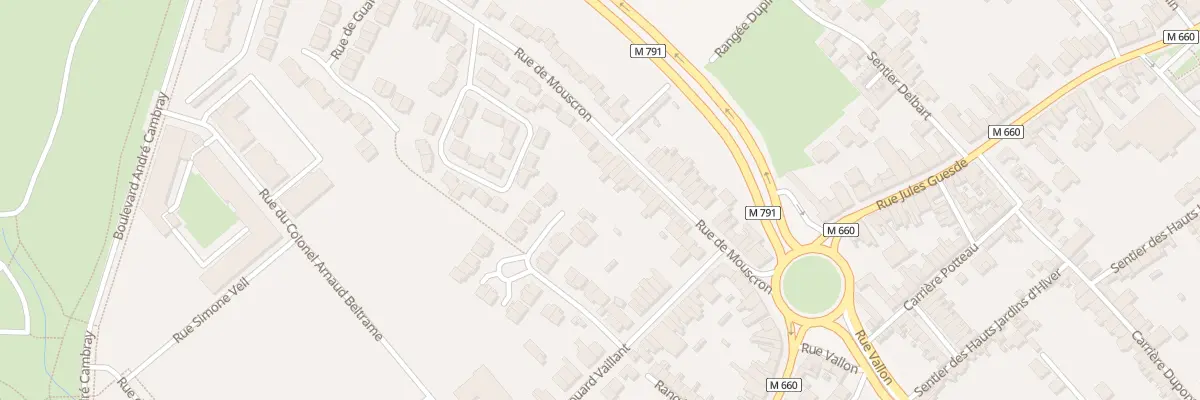 Plan du 49 Rue de Mouscron à Wattrelos