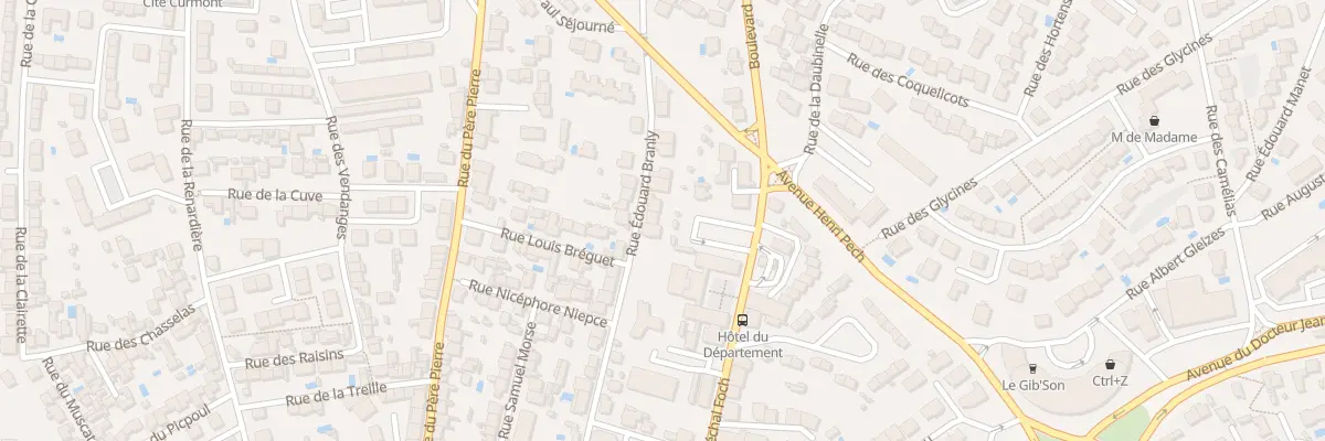 Plan du 56 Rue Edouard Branly à Béziers