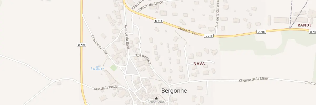 Plan du 5 Rue de Nava à Bergonne