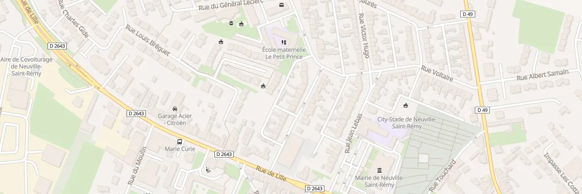 Plan du 17 Rue Maurice Camier à Neuville-Saint-Rémy