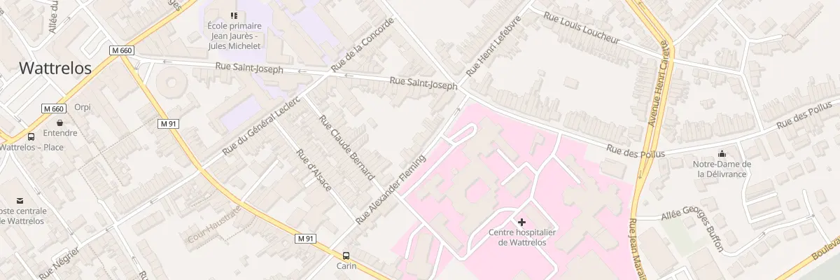 Plan du 27 Rue Alexander Fleming à Wattrelos