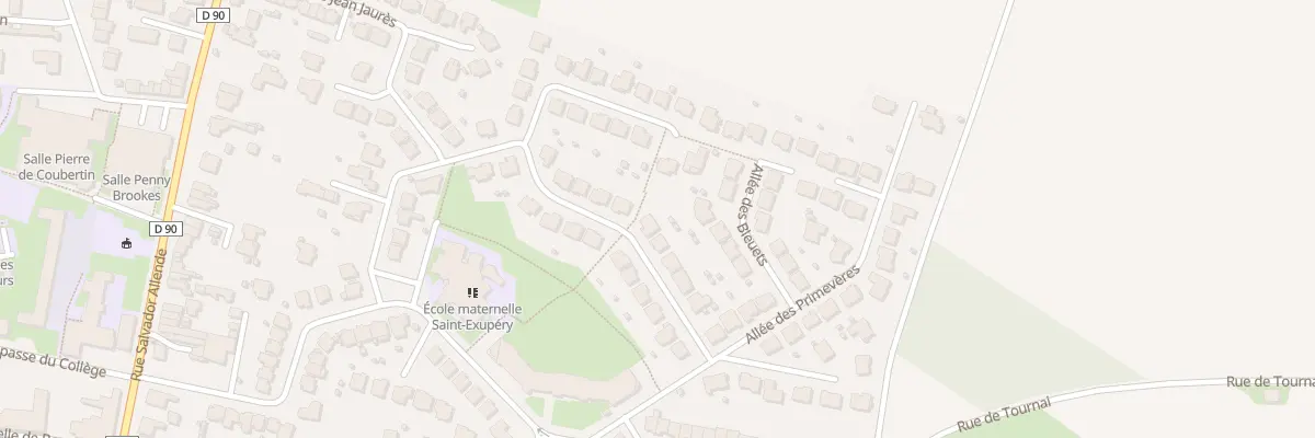 Plan du 364 Rue du Général de Gaulle à Cysoing