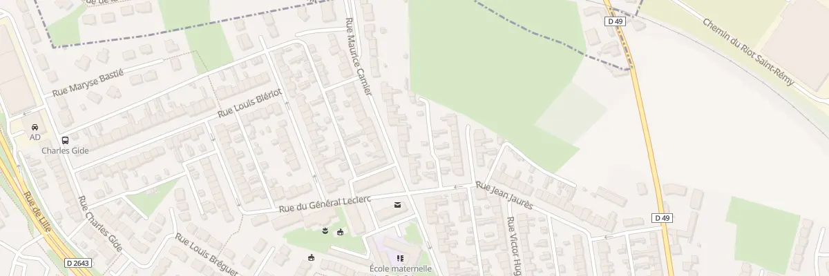 Plan du 62 Rue Maurice Camier à Neuville-Saint-Rémy