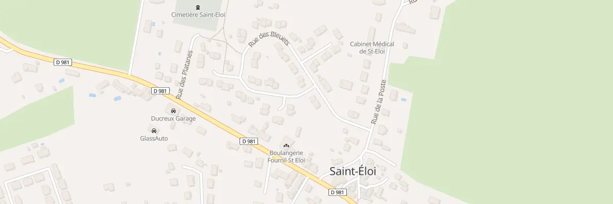 Plan du 83 Rue des Bleuets à Saint-Éloi