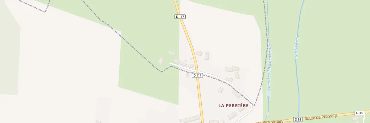 Plan du 28 Les Ponts de Beaumont à La Celle-sur-Nièvre