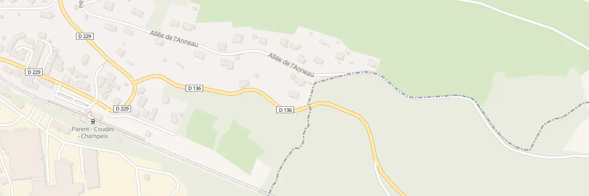 Plan du 3 Rte d’Yronde à Parent
