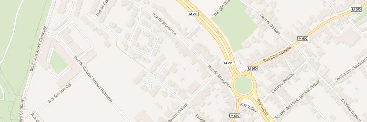 Plan du 45 Rue de Mouscron à Wattrelos