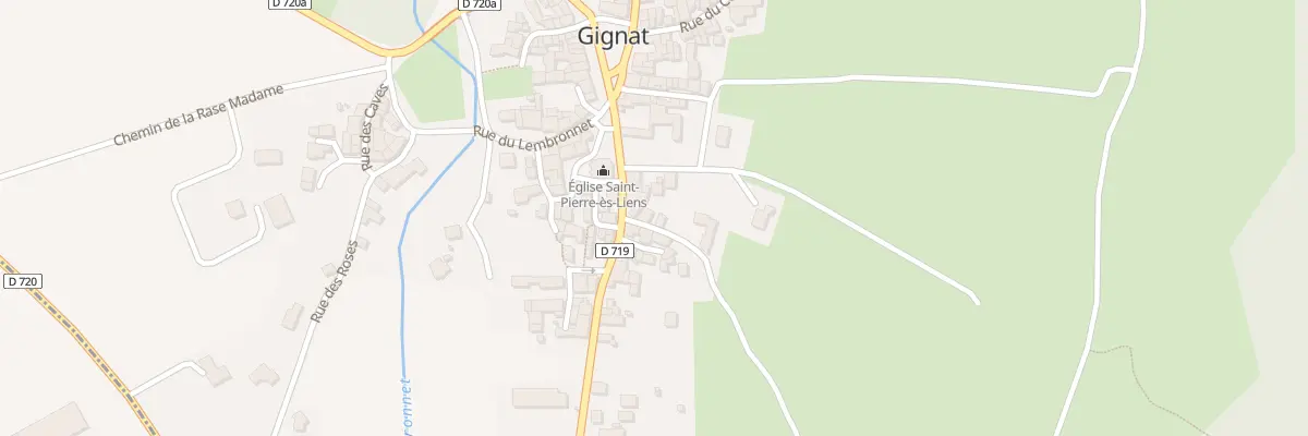 Plan du 1 Che des Espinasses à Gignat