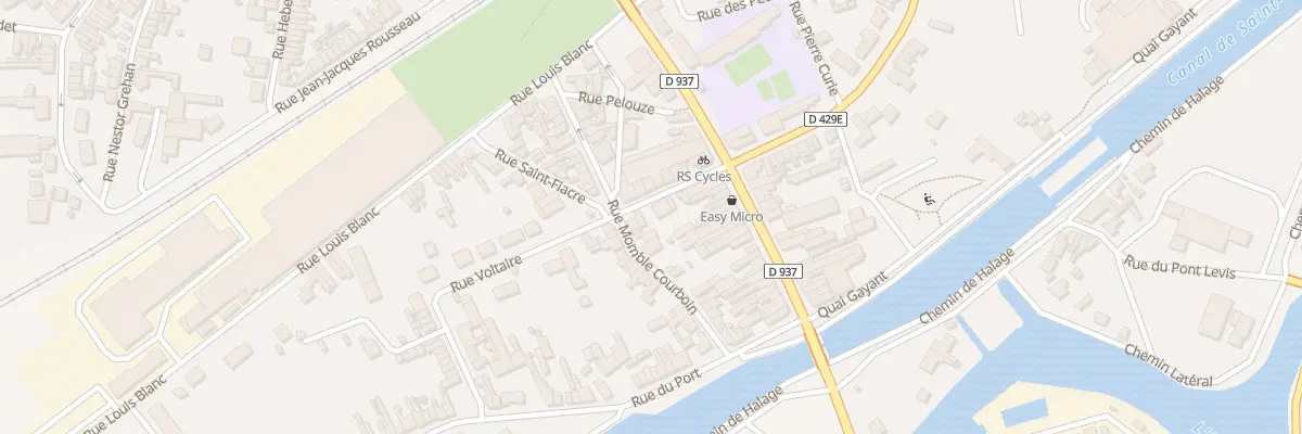 Plan du 5 Rue Voltaire à Chauny