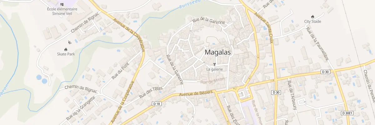 Plan du 5 Rue du Purlan à Magalas