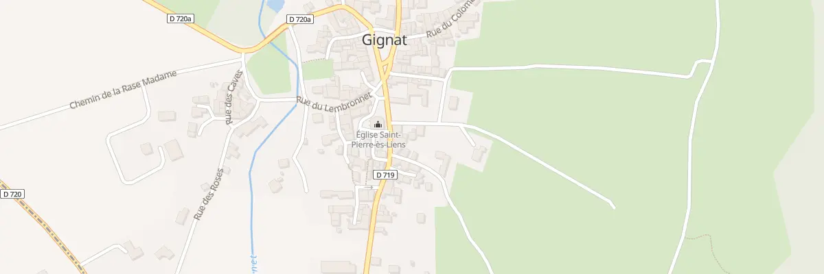 Plan du 5001 Che des Espinasses à Gignat