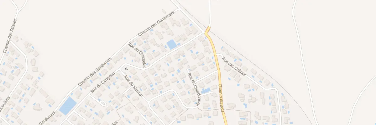 Plan du 55 Rue du Chardonnay à Magalas