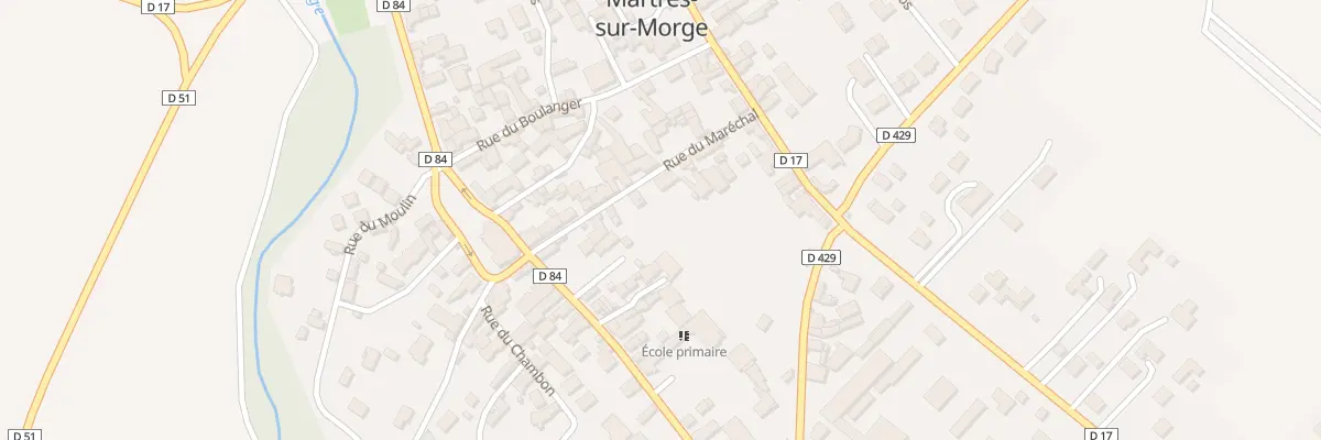 Plan du 8 Rue du Maréchal à Martres-sur-Morge