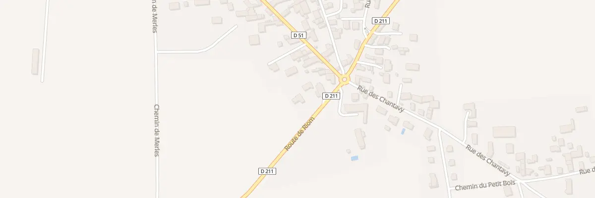 Plan du 6 Rte de Riom à Sardon