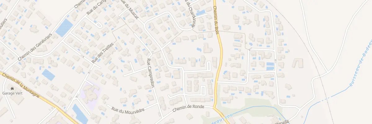 Plan du 8 Rue du Chardonnay à Magalas
