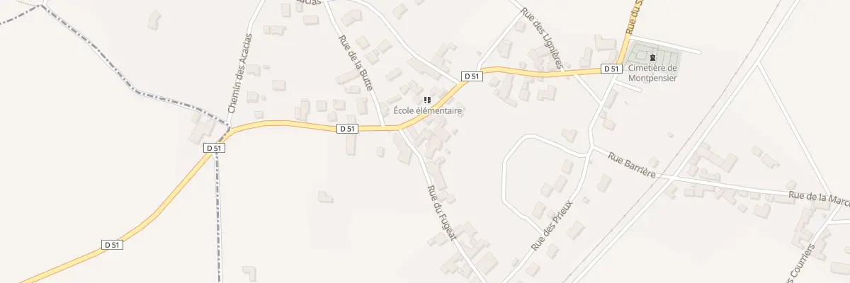 Plan du 4 Rue du Fugeat à Montpensier