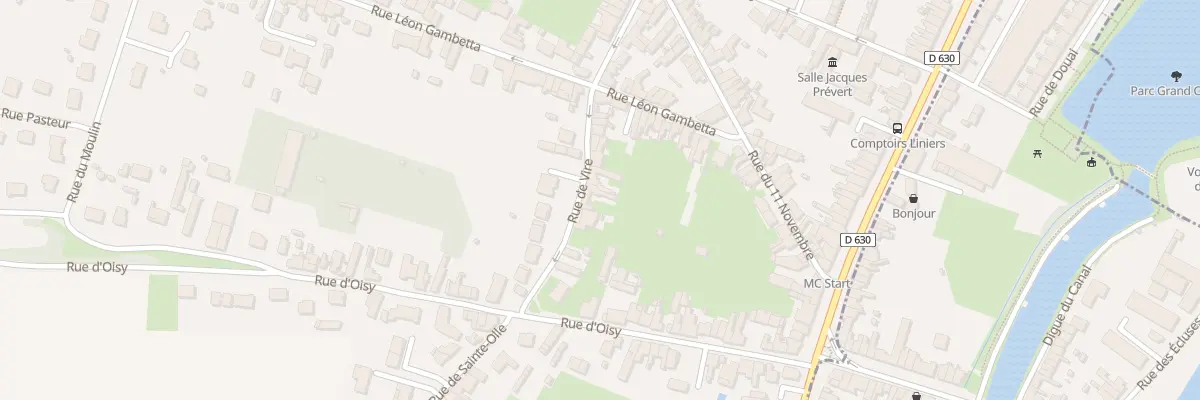 Plan du 63 Rue de Vire à Neuville-Saint-Rémy