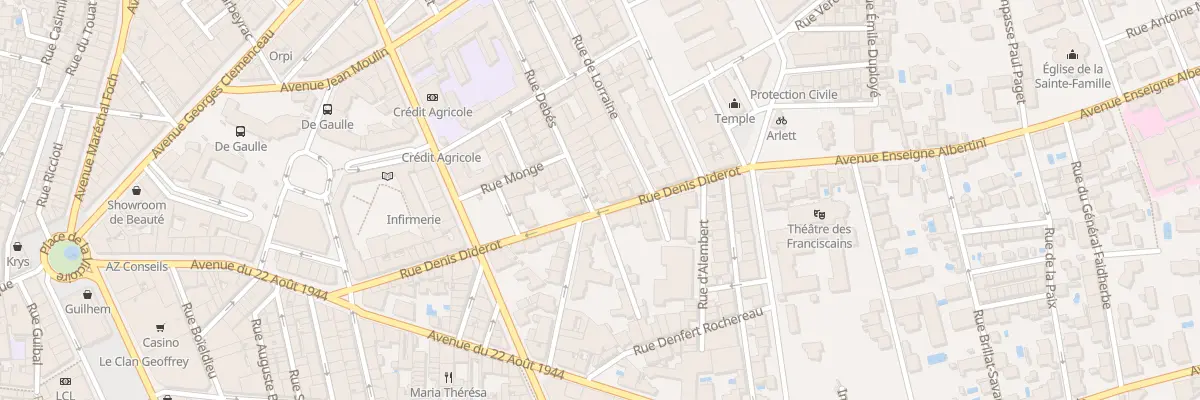 Plan du 19 Rue Diderot à Béziers