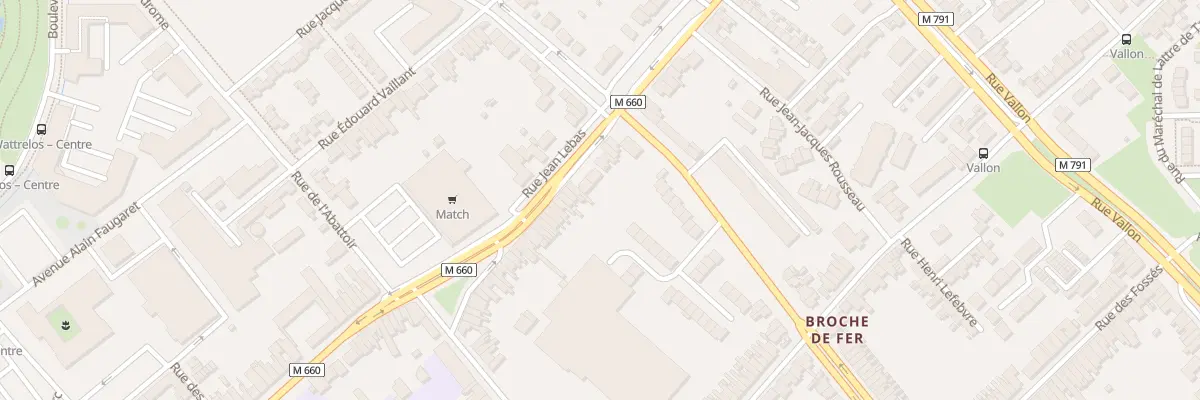 Plan du 140B Rue Jean Lebas à Wattrelos