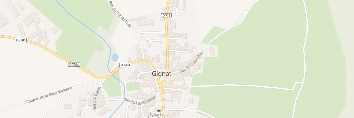Plan du 2 Rue Des-chausses à Gignat