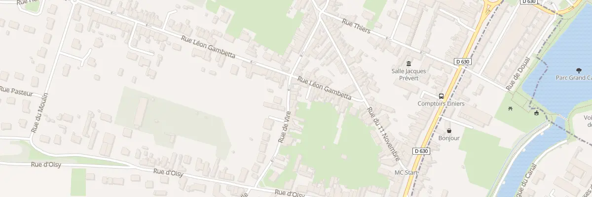 Plan du 53 Rue de Vire à Neuville-Saint-Rémy
