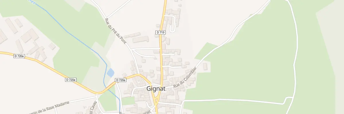 Plan du 12 Rte de Bergonne à Gignat