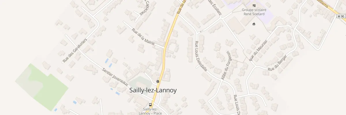 Plan du 4 Rue de la Mairie à Sailly-lez-Lannoy