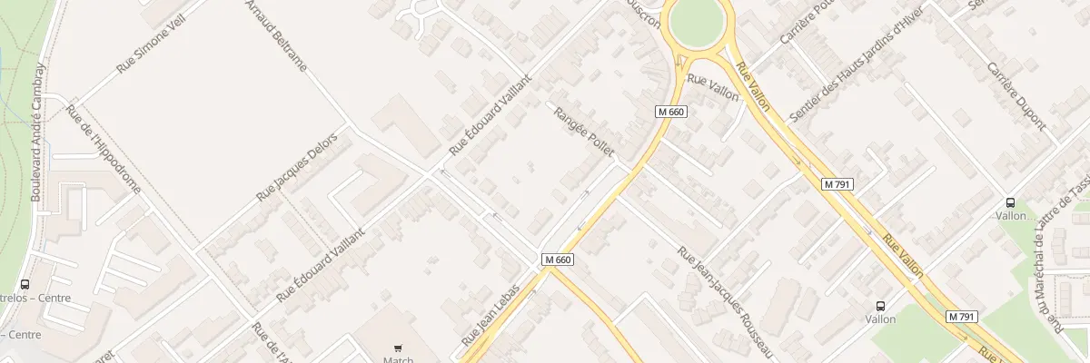 Plan du 101 Rue Jean Lebas à Wattrelos