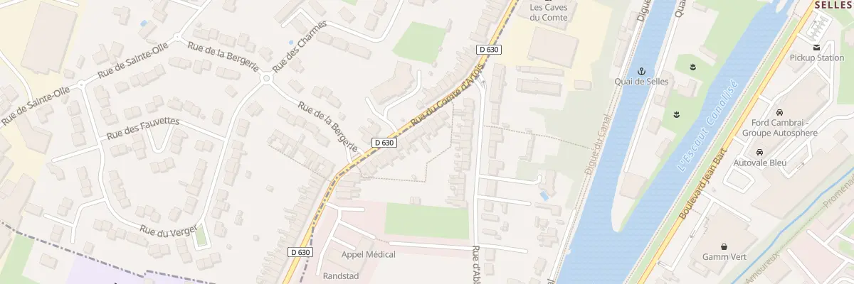 Plan du 28 Rue du Comte d’Artois à Cambrai