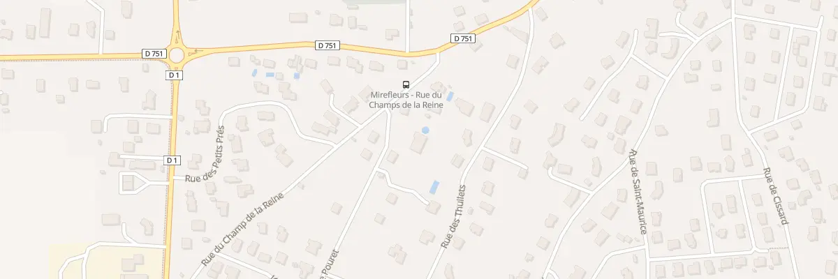 Plan du 1 Rue de Pouret à Mirefleurs