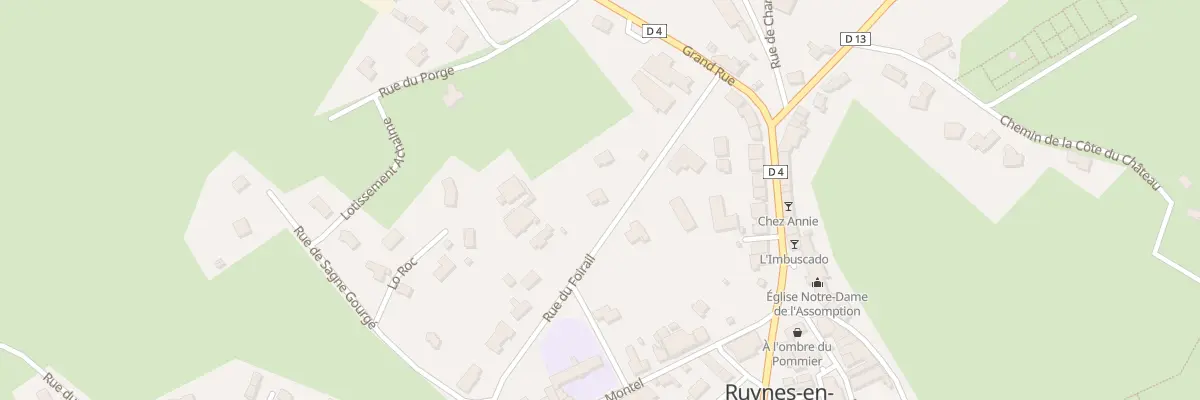 Plan du 5249A Du Foirail à Ruynes-en-Margeride