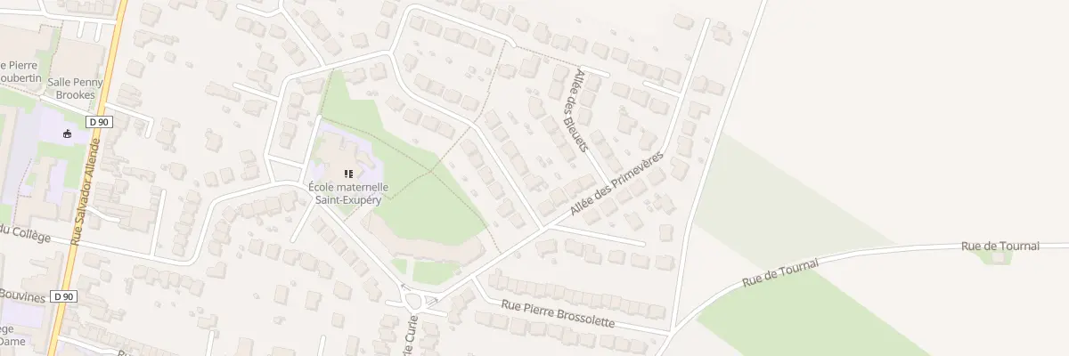 Plan du 300 Rue du Général de Gaulle à Cysoing