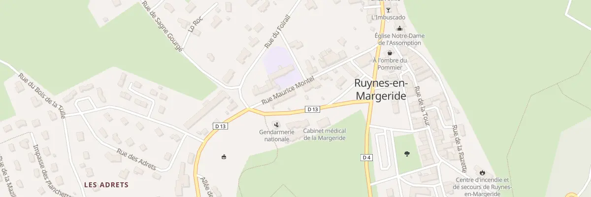 Plan du 5178 Le Bourg à Ruynes-en-Margeride