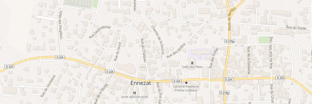 Plan du 3B Che de la Source à Ennezat
