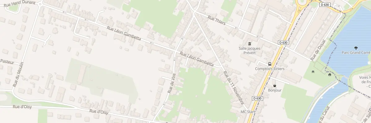 Plan du 21 Rue Gambetta à Neuville-Saint-Rémy