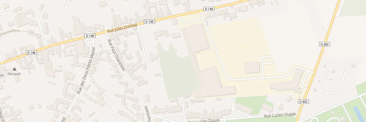 Plan du 150 Rue Jules Domise à Féchain