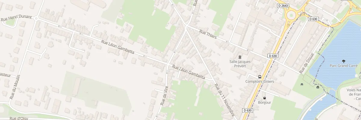 Plan du 6 Rue Gambetta à Neuville-Saint-Rémy