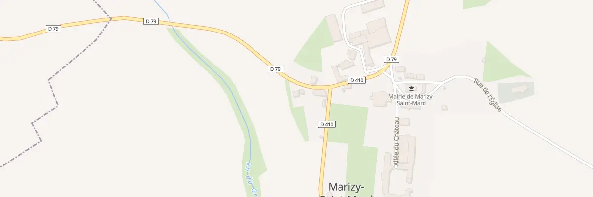 Plan du 5 Rue de la Forge à Marizy-Saint-Mard