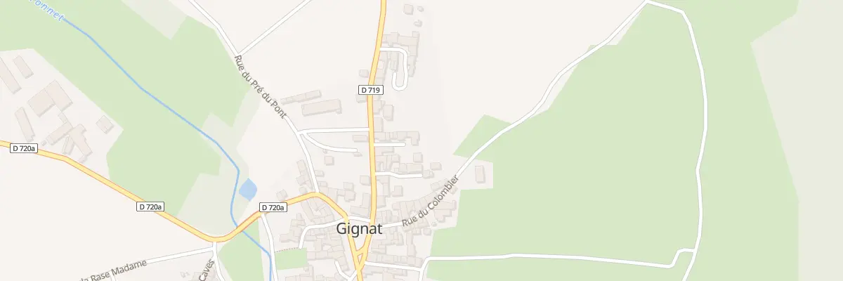 Plan du 7 Imp des Chausses à Gignat