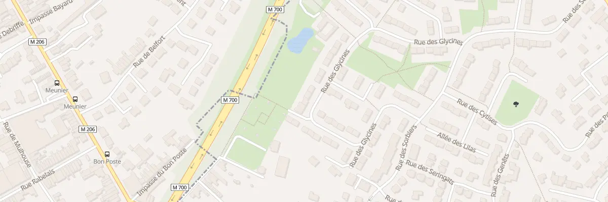Plan du 34 Rue des Glycines à Toufflers