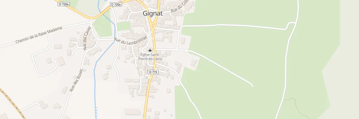 Plan du 5 Che des Espinasses à Gignat